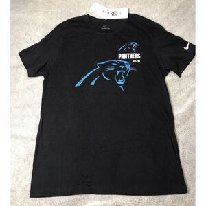 NWT Men's The Nike Tee Black Carolina Panthers NFL Apparel T-Shirt‎ Medium